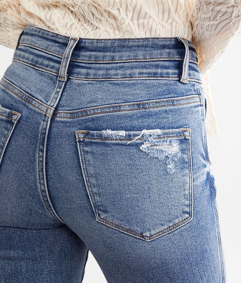 High Rise Flare Stretch Jean