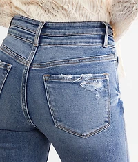 High Rise Flare Stretch Jean