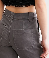Ultra High Rise Wide Leg Cargo Stretch Pant