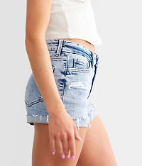 Mid-Rise Stretch Cuffed Short