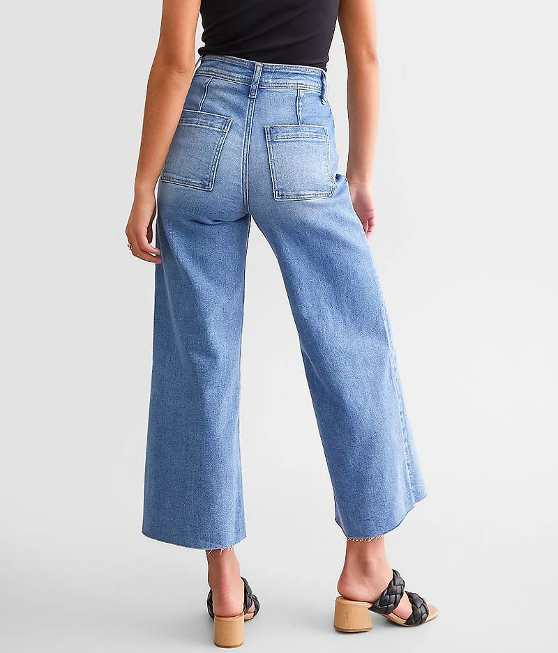 Cropped Wide Leg Stretch Jean