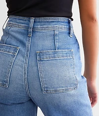 Cropped Wide Leg Stretch Jean