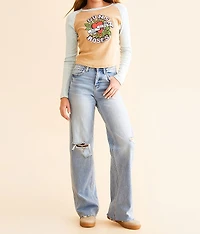 Baggy Wide Leg Stretch Jean