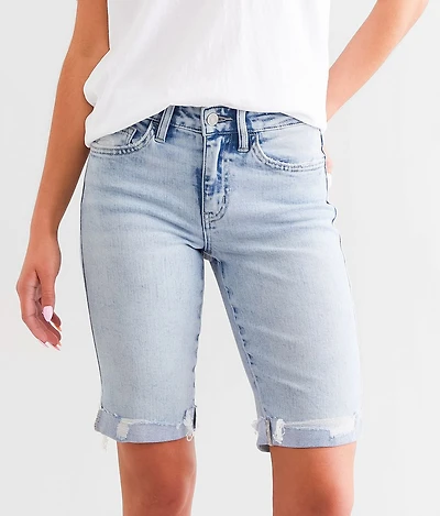 Mid-Rise Bermuda Stretch Short
