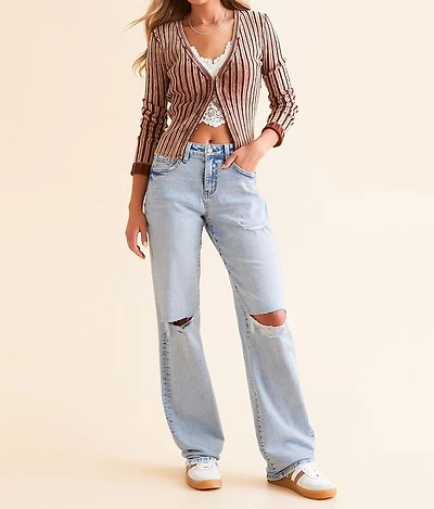 High Rise Loose Stretch Jean