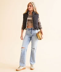 Baggy Straight Stretch Jean