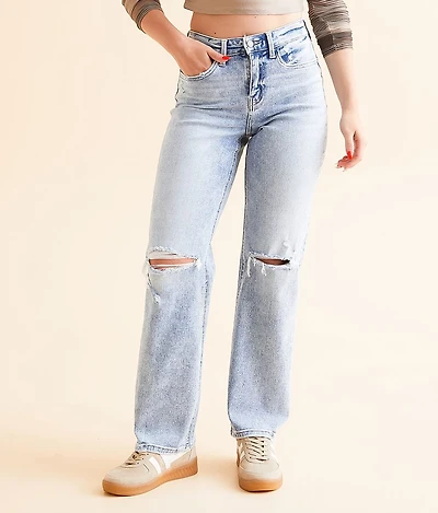 Baggy Straight Stretch Jean