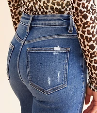 High Rise Classic Straight Stretch Jean