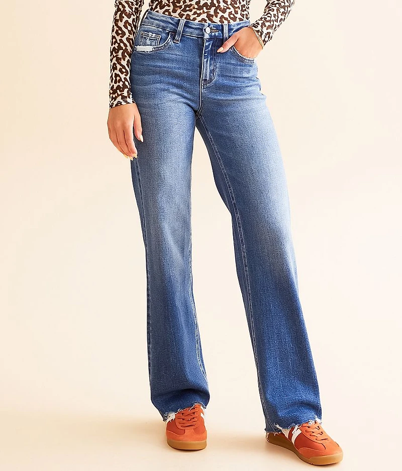 High Rise Classic Straight Stretch Jean