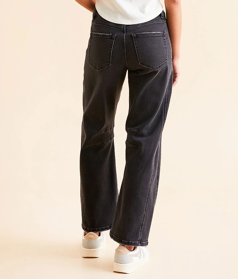 High Rise Barrel Stretch Jean