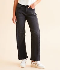 High Rise Barrel Stretch Jean