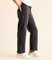 High Rise Barrel Stretch Jean