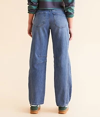 High Rise Barrel Stretch Jean