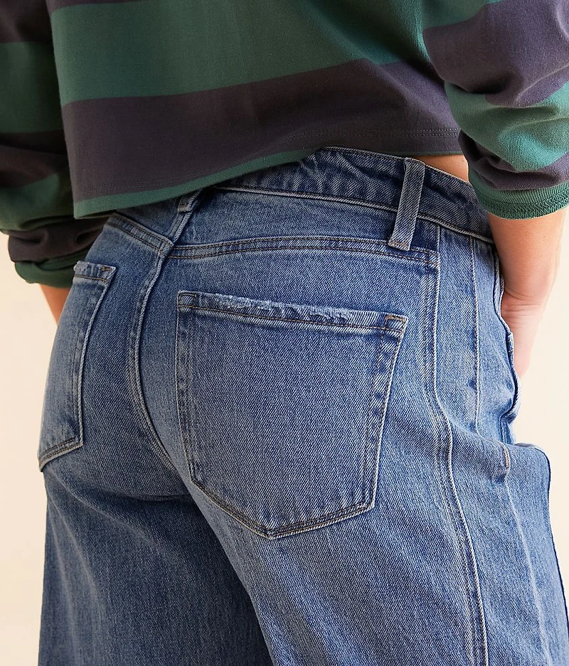 High Rise Barrel Stretch Jean