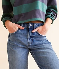 High Rise Barrel Stretch Jean