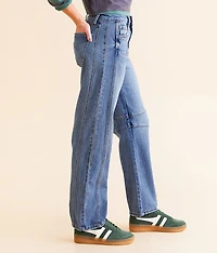 High Rise Barrel Stretch Jean