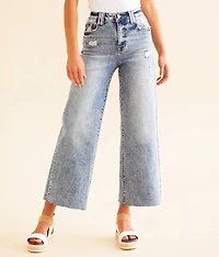 Icon Cropped Wide Leg Stretch Jean