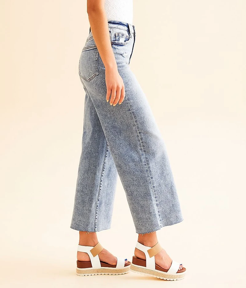 Icon Cropped Wide Leg Stretch Jean