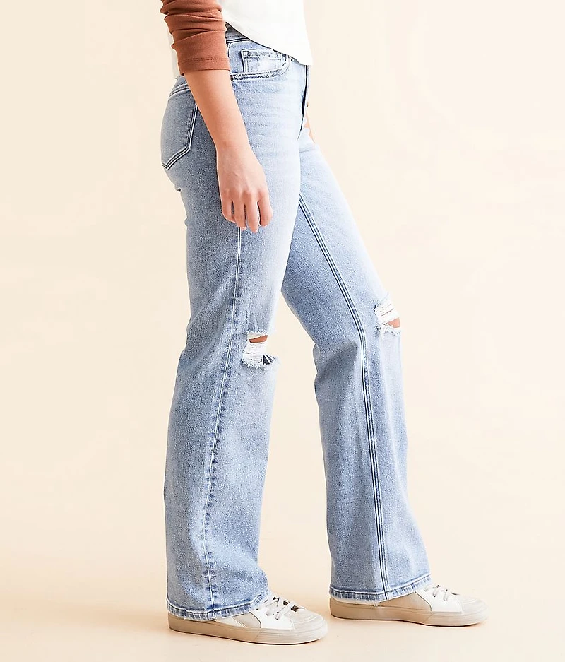 Mid-Rise Classic Straight Stretch Jean