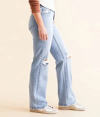 Mid-Rise Classic Straight Stretch Jean