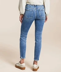 High Rise Ankle Skinny Stretch Jean