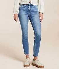 High Rise Ankle Skinny Stretch Jean