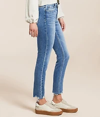 High Rise Ankle Skinny Stretch Jean