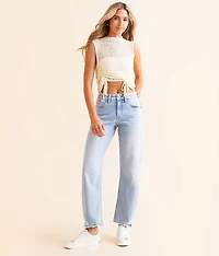 Mid-Rise Barrel Stretch Jean