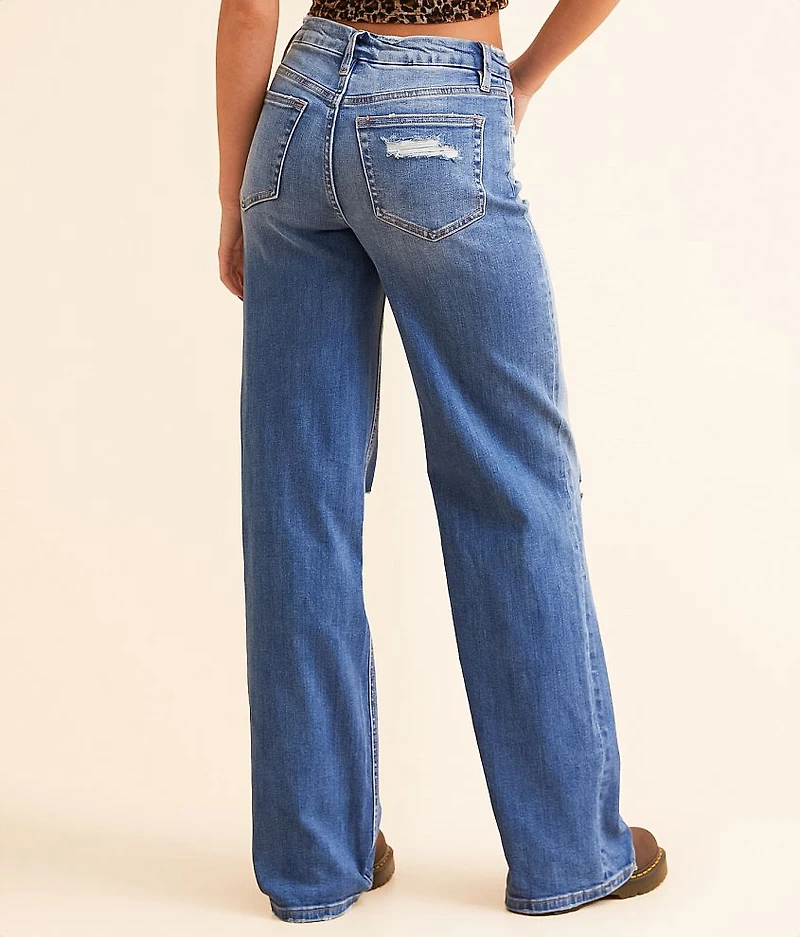Baggy Wide Leg Stretch Jean
