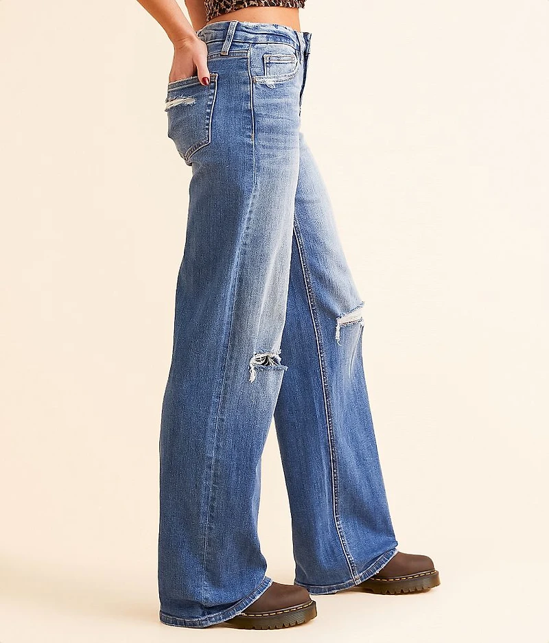 Baggy Wide Leg Stretch Jean