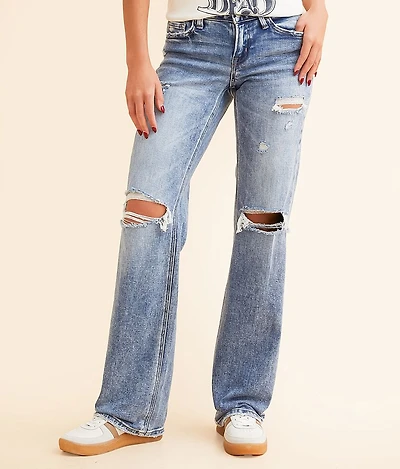 Loose Low Rise Stretch Jean
