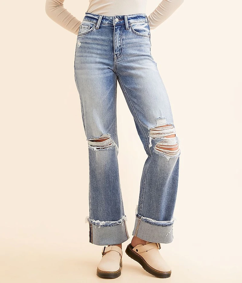 High Rise Classic Straight Stretch Jean