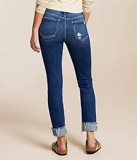 Mid-Rise Ankle Skinny Stretch Jean