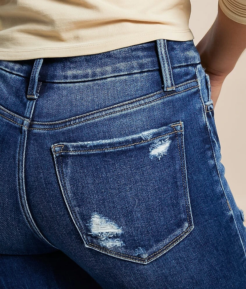 Mid-Rise Ankle Skinny Stretch Jean