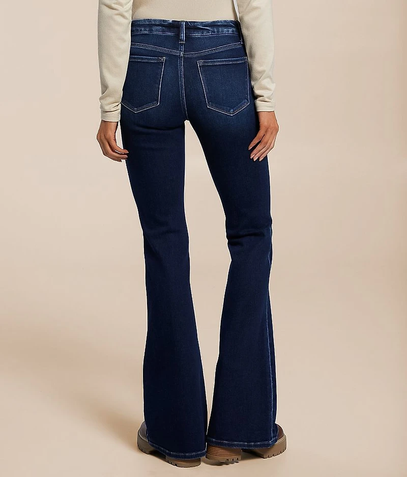 Mid-Rise Flare Stretch Jean