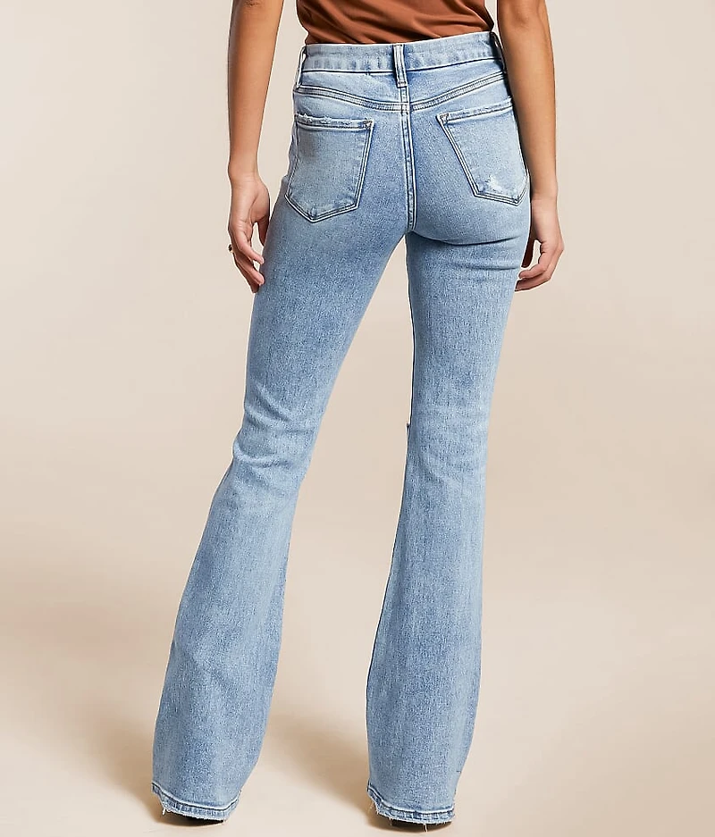 Mid-Rise Flare Stretch Jean