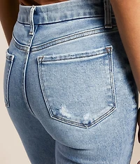 Mid-Rise Flare Stretch Jean