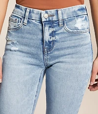 Mid-Rise Flare Stretch Jean