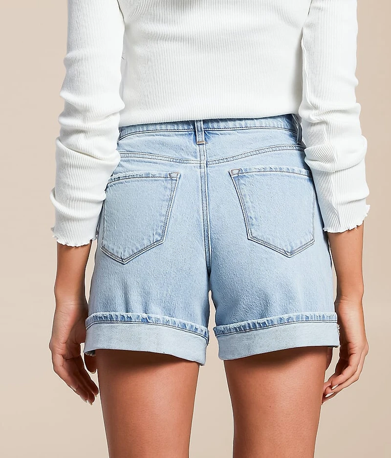 High Rise Stretch Cuffed Short
