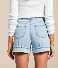 High Rise Stretch Cuffed Short