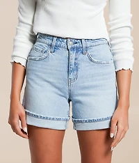 High Rise Stretch Cuffed Short