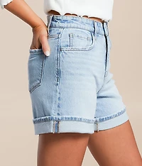 High Rise Stretch Cuffed Short