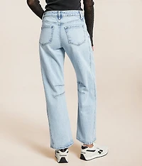 High Rise Barrel Stretch Jean