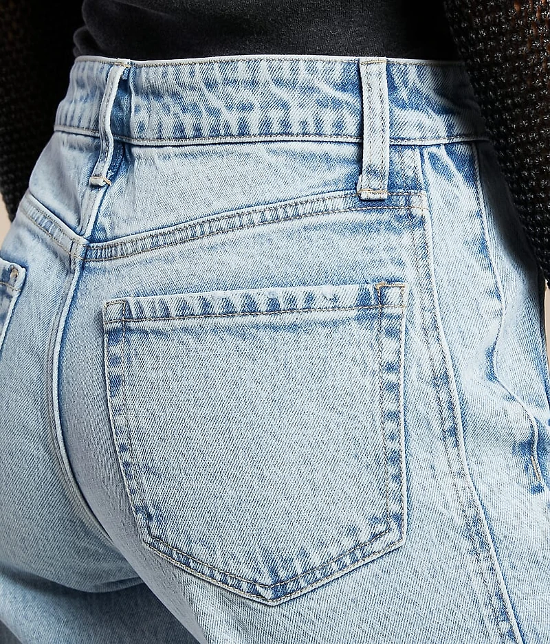 High Rise Barrel Stretch Jean