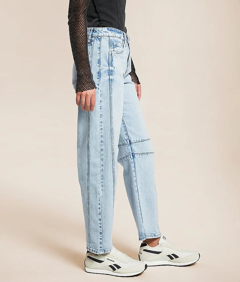 High Rise Barrel Stretch Jean