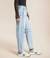 High Rise Barrel Stretch Jean