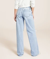 Baggy Low Rise Wide Leg Stretch Jean
