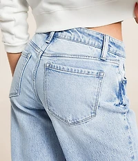 Baggy Low Rise Wide Leg Stretch Jean