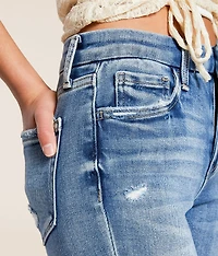 Mid-Rise Flare Stretch Jean