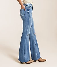 Mid-Rise Flare Stretch Jean